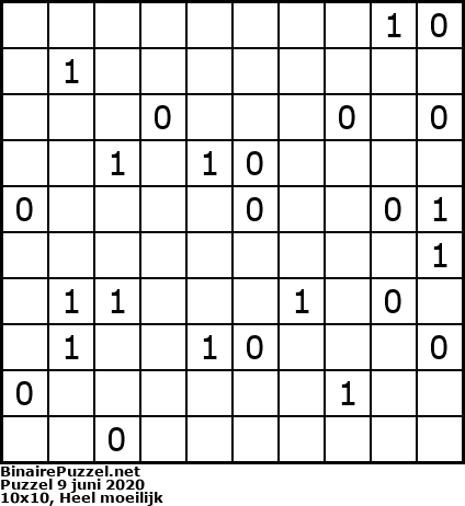 Binaire Puzzel