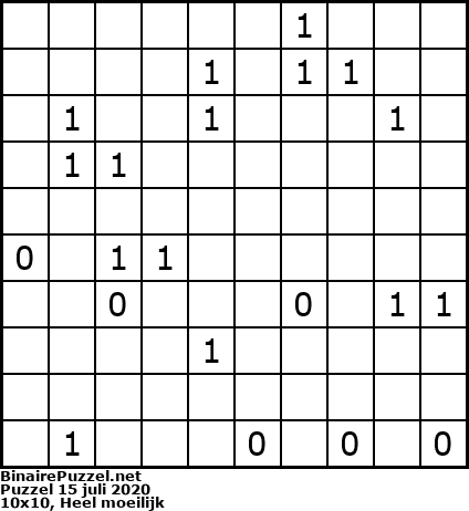 Binaire Puzzel