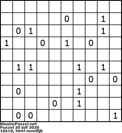Binaire Puzzel