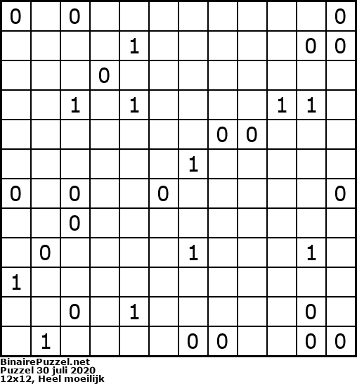 Binaire Puzzel