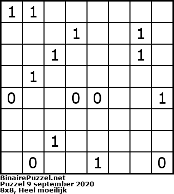 Binaire Puzzel