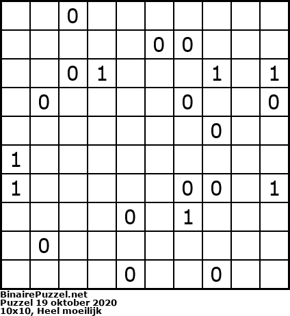 Binaire Puzzel