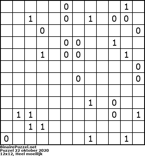 Binaire Puzzel