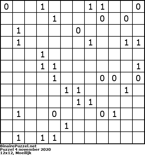 Binaire Puzzel