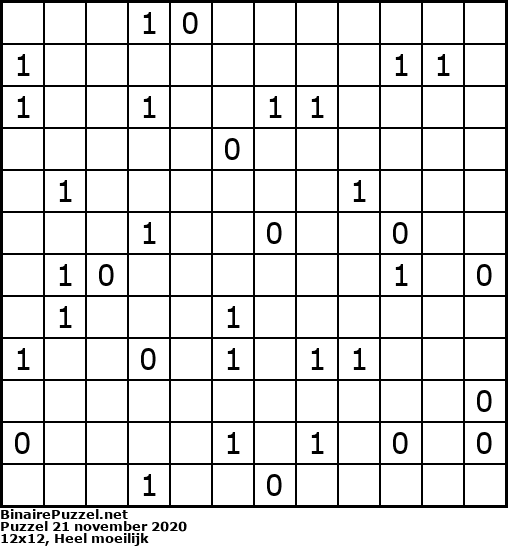Binaire Puzzel