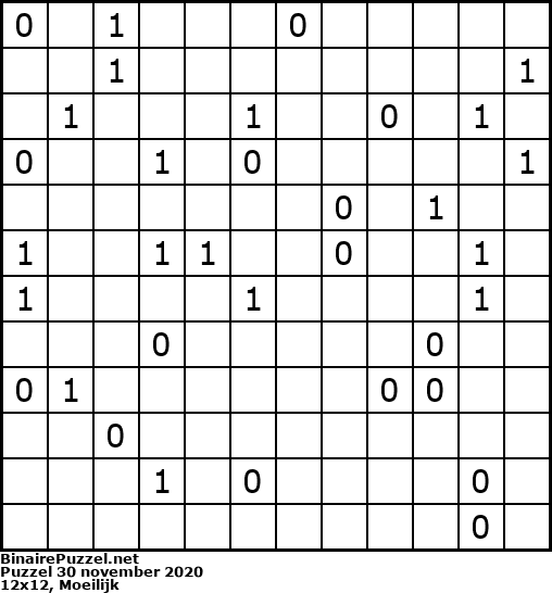 Binaire Puzzel