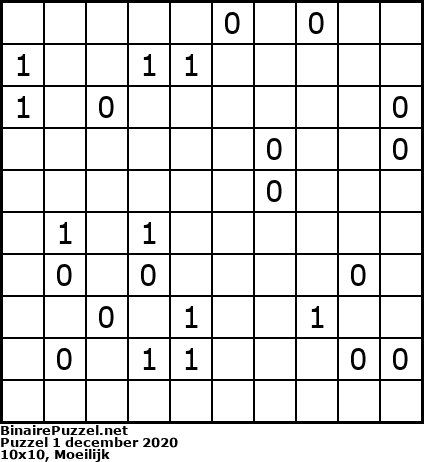 Binaire Puzzel