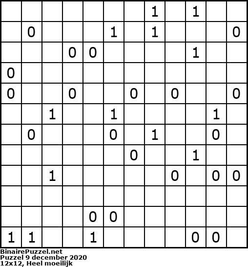 Binaire Puzzel