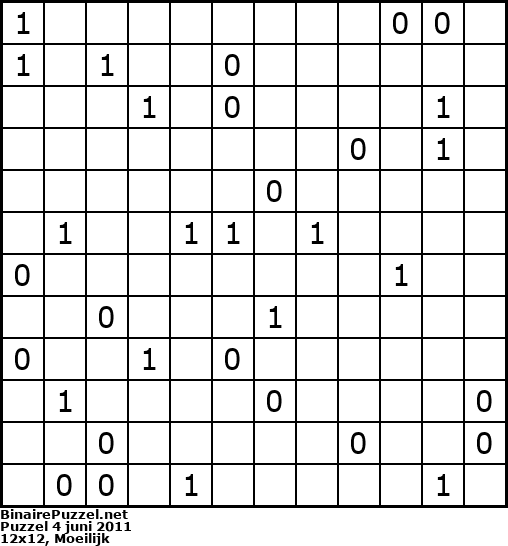 Binaire Puzzel