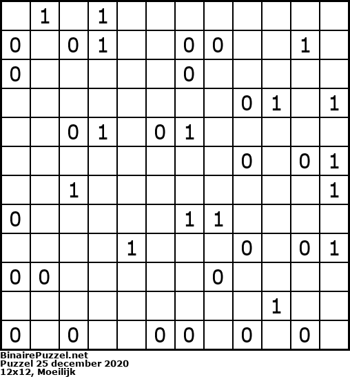 Binaire Puzzel