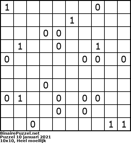 Binaire Puzzel