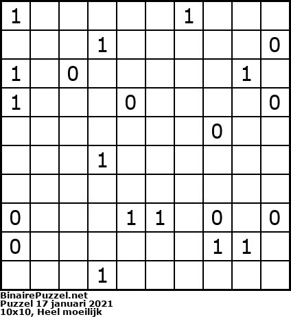Binaire Puzzel