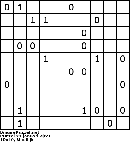 Binaire Puzzel