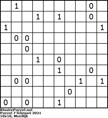 Binaire Puzzel
