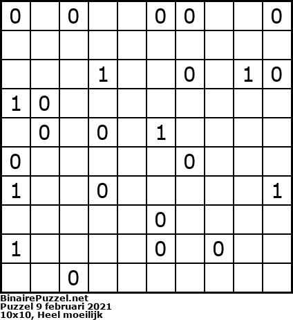 Binaire Puzzel