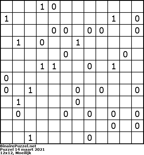 Binaire Puzzel