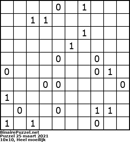 Binaire Puzzel