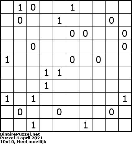 Binaire Puzzel