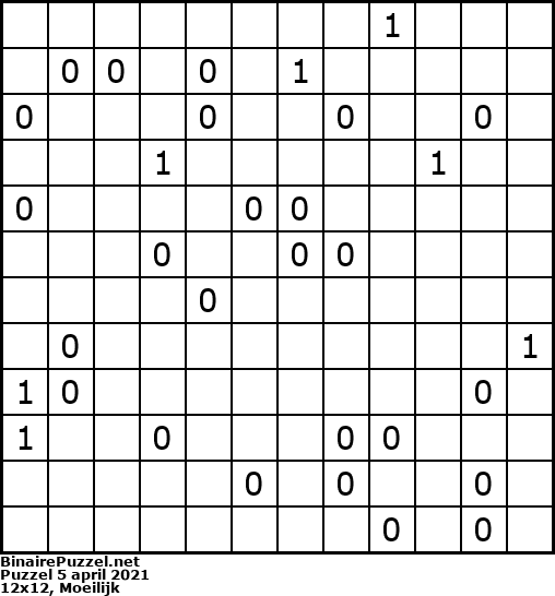 Binaire Puzzel