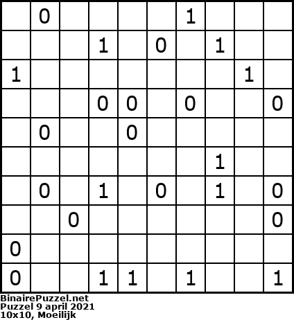 Binaire Puzzel