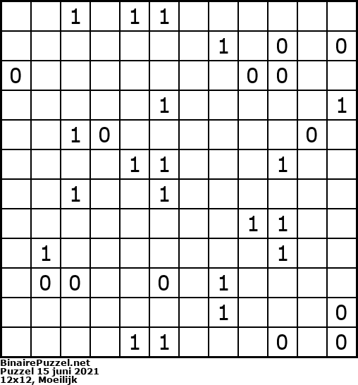 Binaire Puzzel