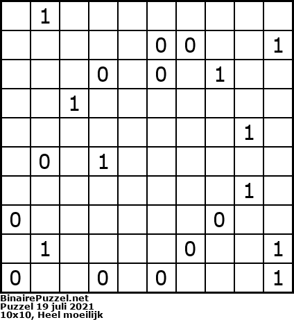 Binaire Puzzel