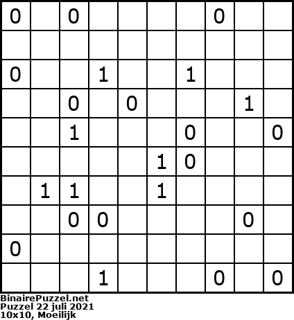 Binaire Puzzel