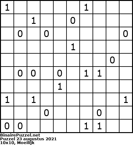 Binaire Puzzel