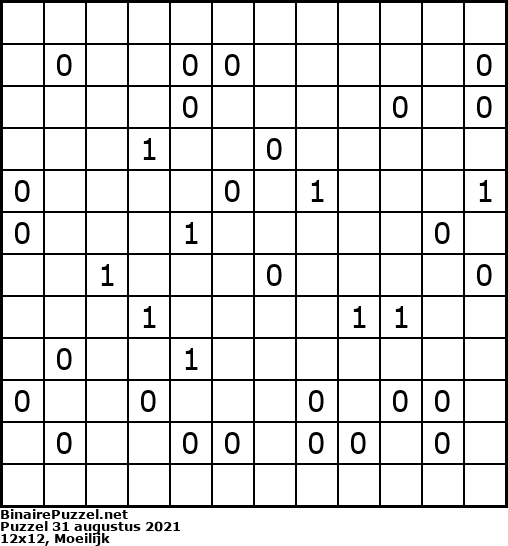 Binaire Puzzel