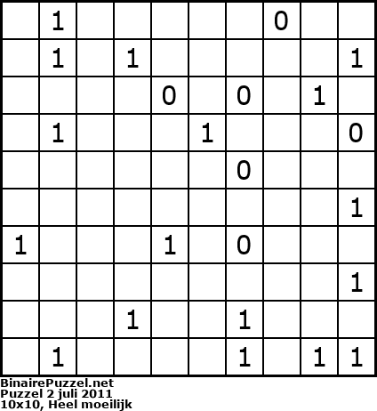 Binaire Puzzel