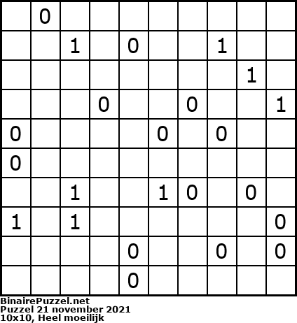Binaire Puzzel