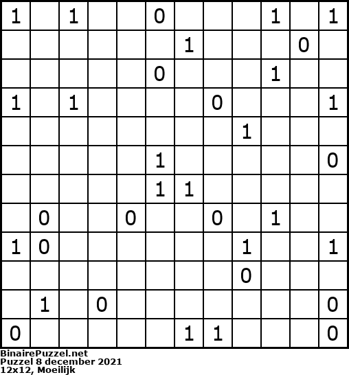 Binaire Puzzel