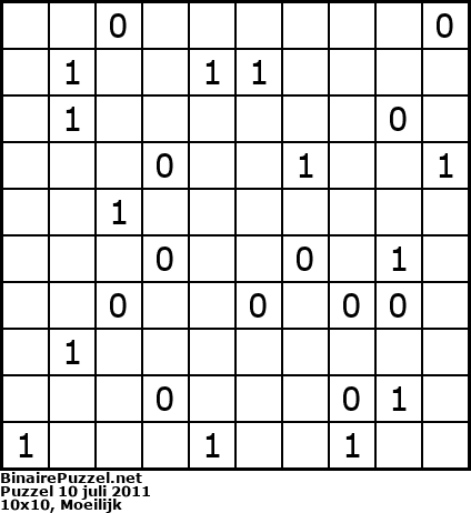 Binaire Puzzel
