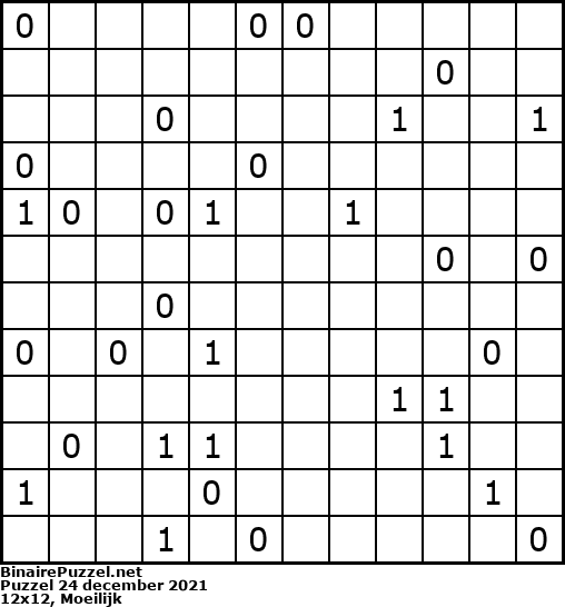 Binaire Puzzel