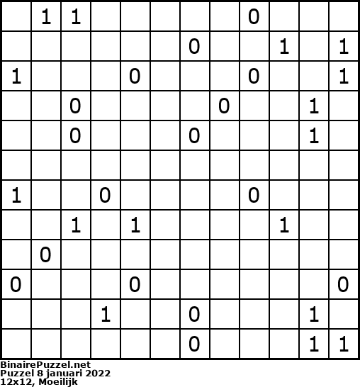 Binaire Puzzel