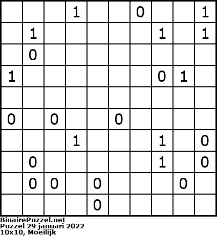 Binaire Puzzel