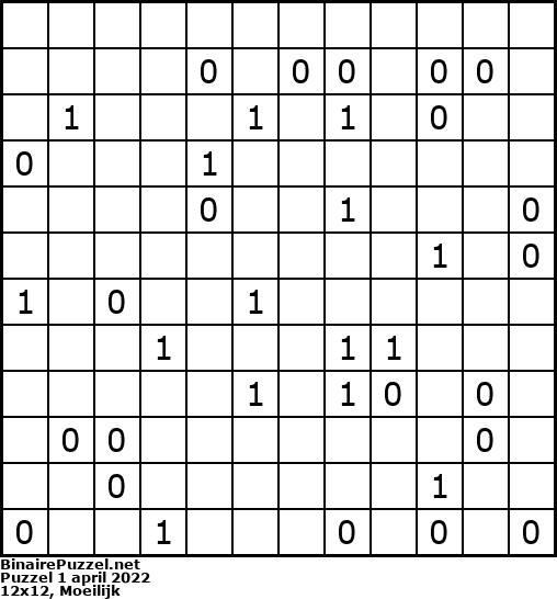 Binaire Puzzel