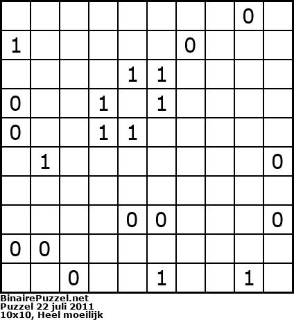 Binaire Puzzel