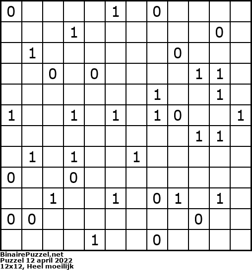 Binaire Puzzel