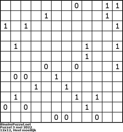 Binaire Puzzel