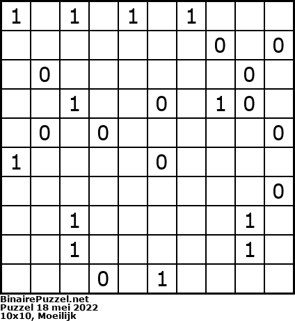Binaire Puzzel