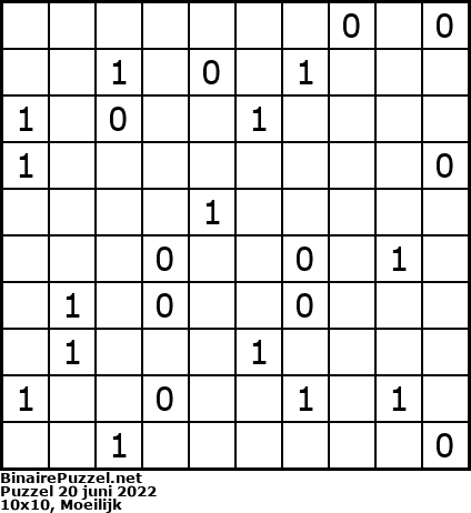 Binaire Puzzel