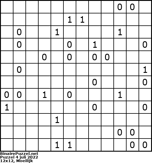 Binaire Puzzel