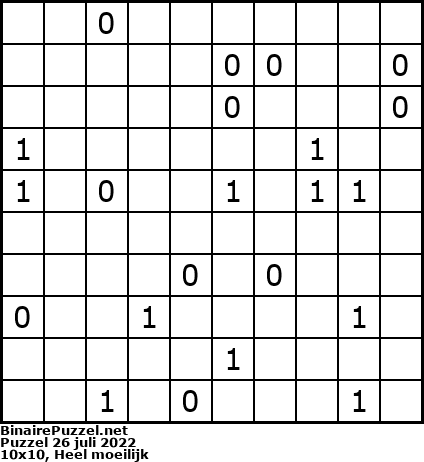 Binaire Puzzel