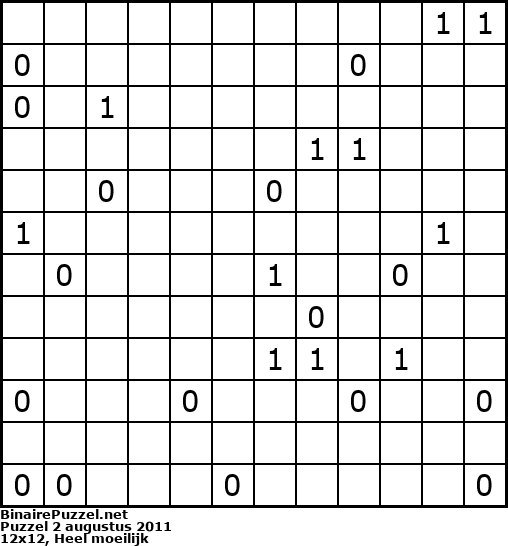 Binaire Puzzel