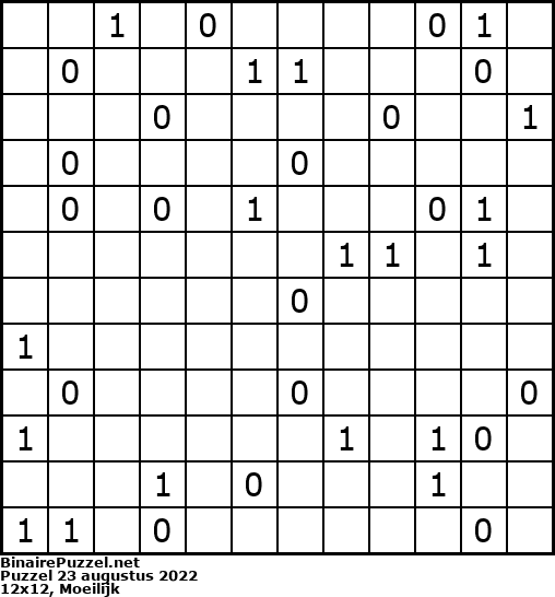 Binaire Puzzel