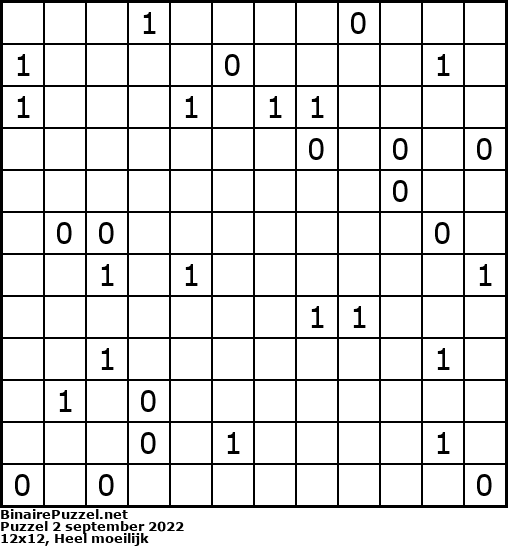 Binaire Puzzel