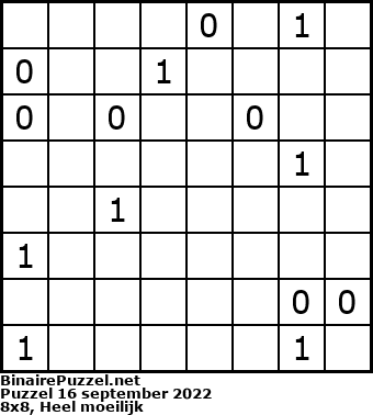 Binaire Puzzel
