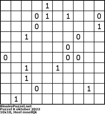 Binaire Puzzel