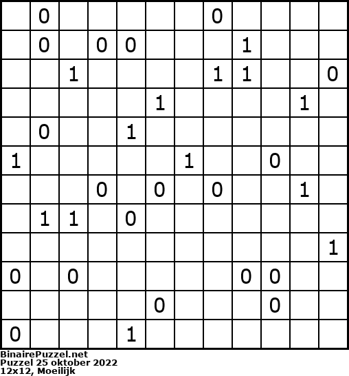 Binaire Puzzel